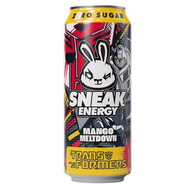 Sneak x Transformers Mango Meltdown Energy Drink - 12 x 500ml Cans