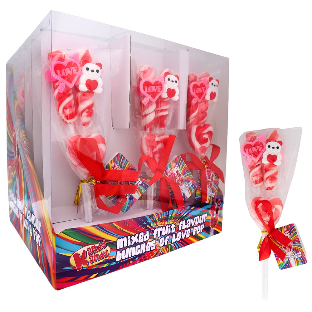 Kandy Kandy Mixed Fruit Flavoured Mermaid Ring Pops 36g
