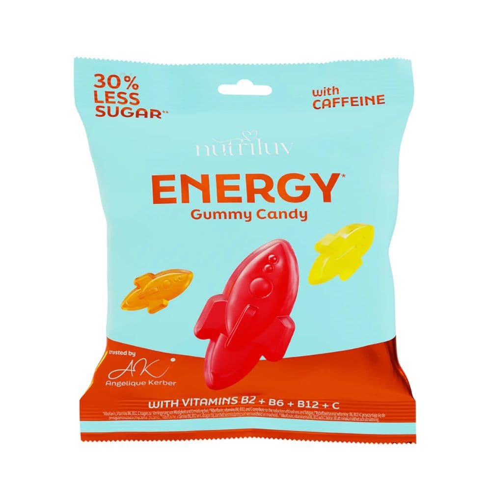Nutriluv Bett'r Snacks Energy Gummy Candy Bag 75g