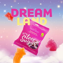Nutriluv Less Sugar Dreamland Vegan Gummy Candy Bag 50g