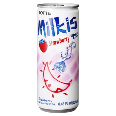 Milkis Strawberry Korean Cream Soda - 12 x 250ml Cans