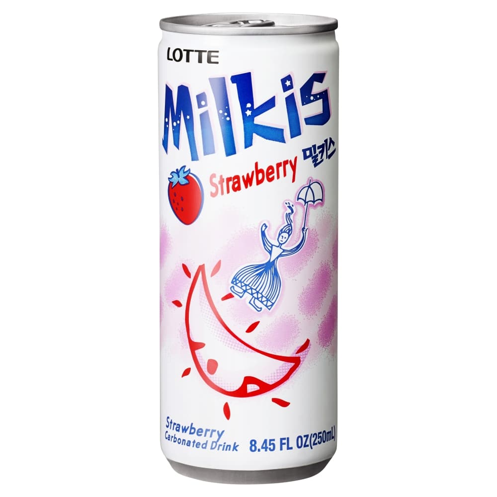 Milkis Strawberry Korean Cream Soda 250ml