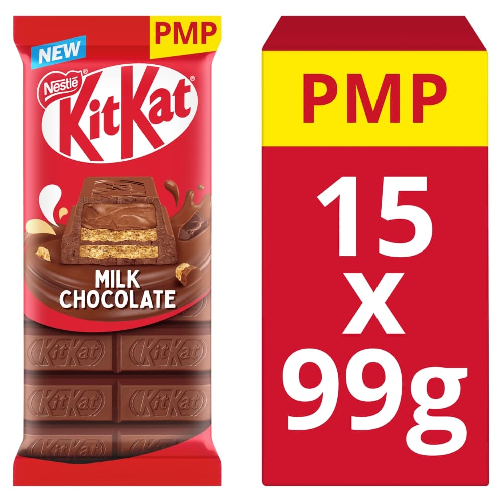 KitKat Milk Chocolate Sharing Bar 99g £1.50 PMP