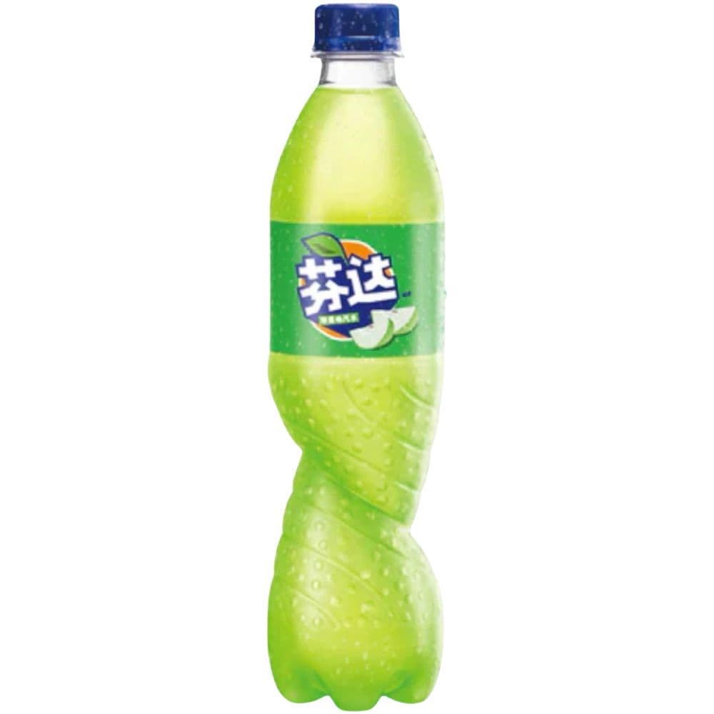 Fanta Green Apple Bottle 500ml (Chinese)