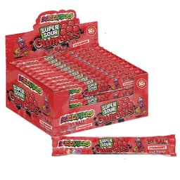 Zed Candy Screamers Super Sour Strawberry Gumballs 54g