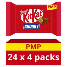 KitKat Chunky Snacksize Chocolate Bars 4 Pack Multipack 128g PMP £1.65