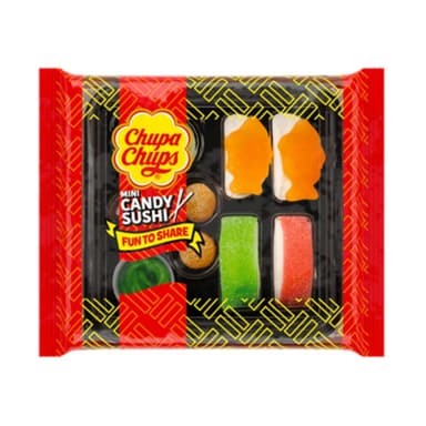 Chupa Chups Mini Candy Sushi Tray - 12 x 100g Packs