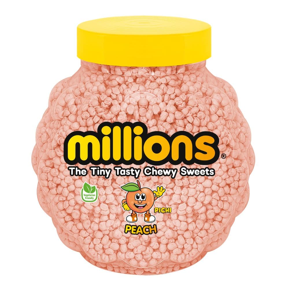 Millions Peach Flavour Jar 2.27kg