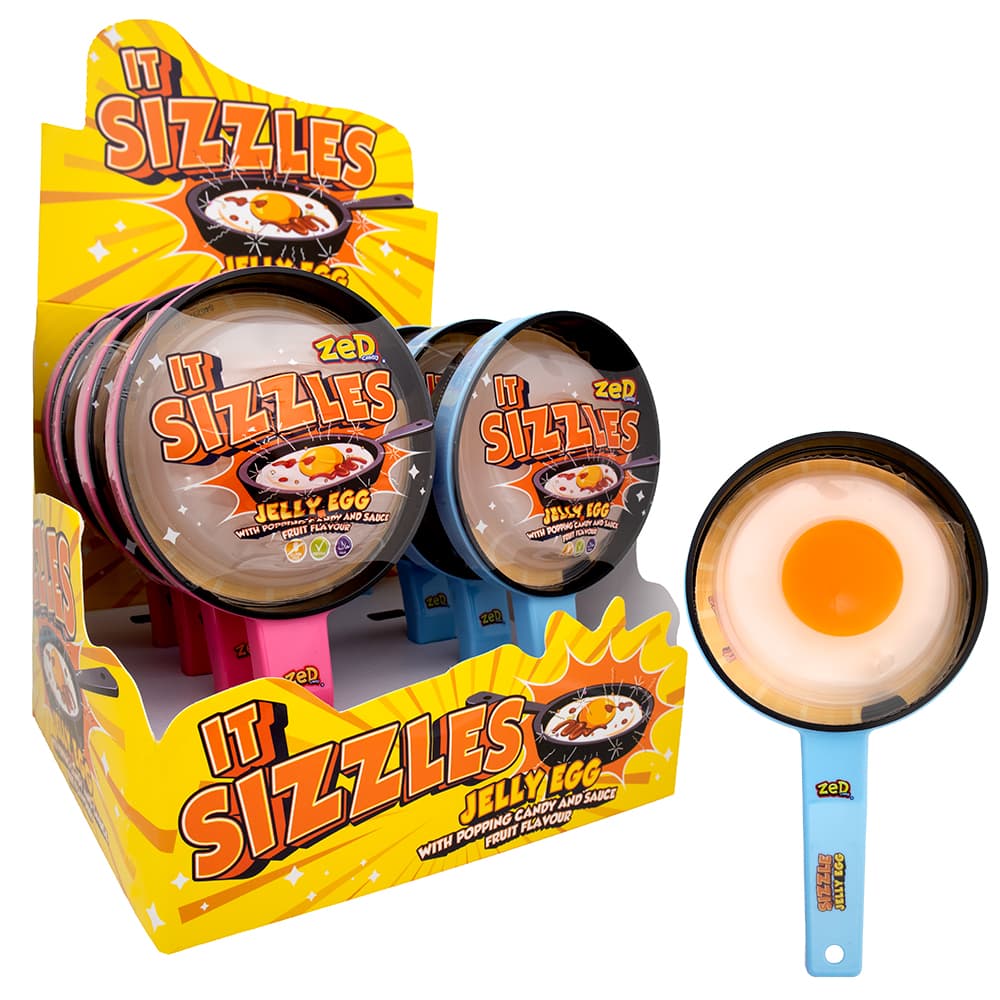 Zed Candy It Sizzles Jelly Egg 75g