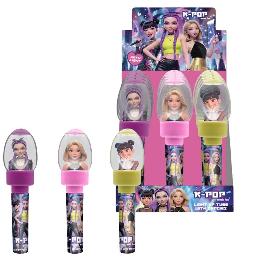 K-Pop Music Fan Light Up Tube with Candies 10g