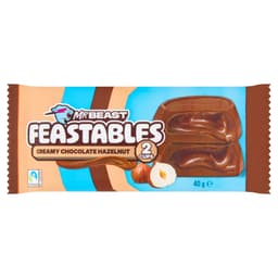 Mr Beast Feastables 2 Creamy Chocolate Hazelnut Cups 40g