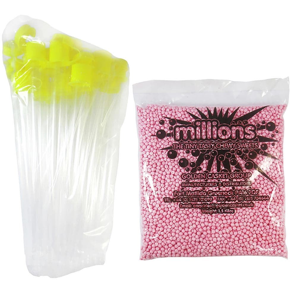 Raspberry Millions 1.5kg Bag + 25 Tubes