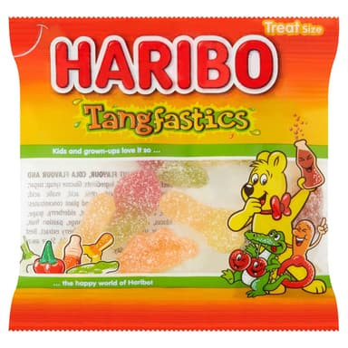 Haribo Tangfastics Minis - 100 x 16g Treat Bags