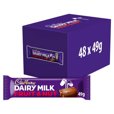 Cadbury Dairy Milk Fruit & Nut - 48 x 49g Bars
