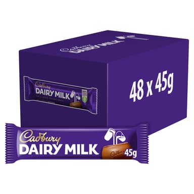 Cadbury Dairy Milk - 48 x 45g Bars