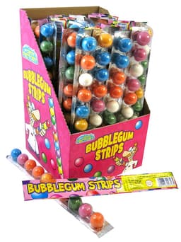 Crazy Candy Factory Bubblegum Strips