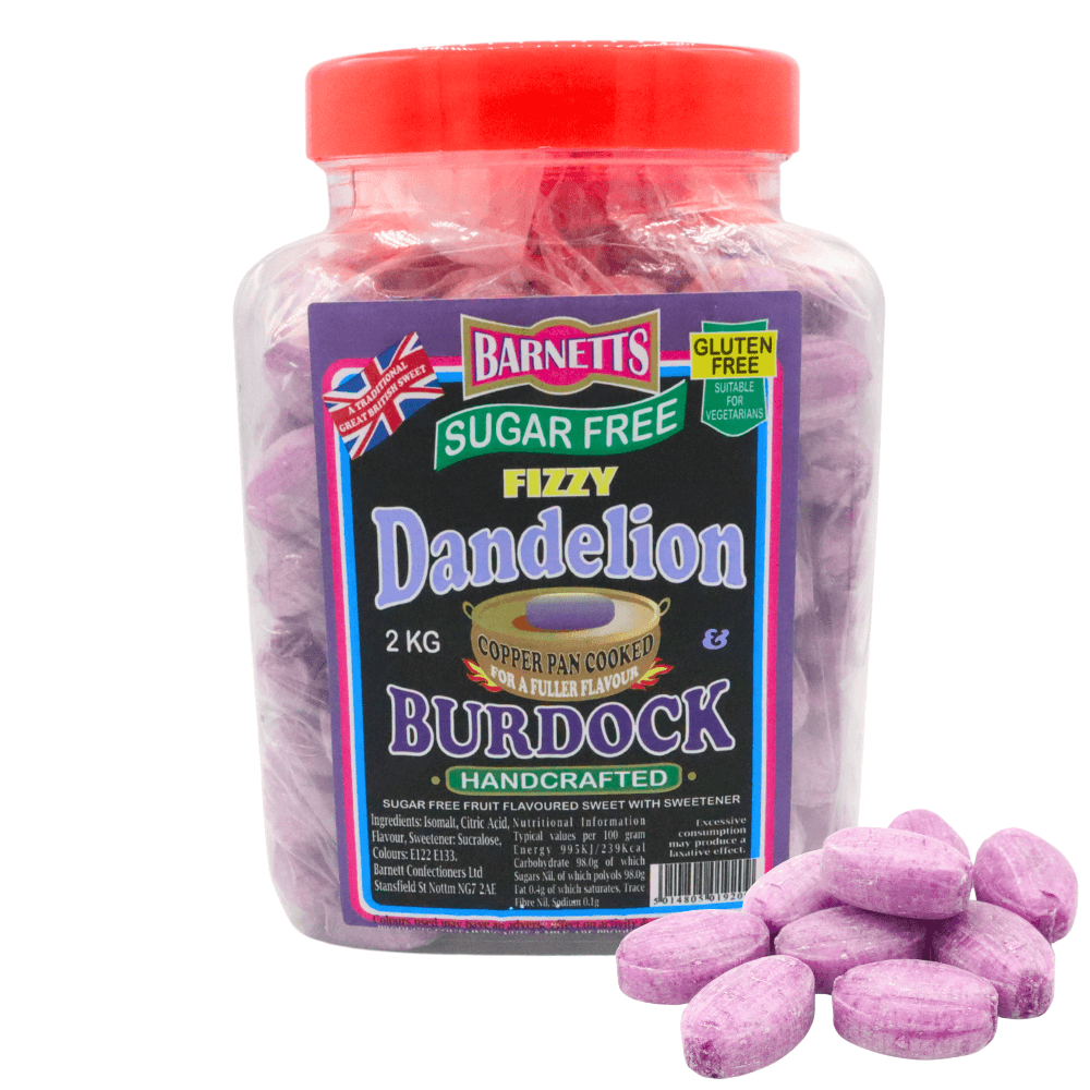 Barnetts Sugar Free Dandelion & Burdock Jar 2kg