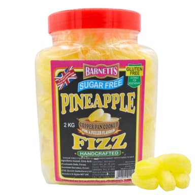 Barnetts Sugar Free Pineapple Fizz - 1 x 2kg Jar