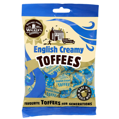 Walker's Nonsuch English Creamy Toffees - 12 x 150g Bag
