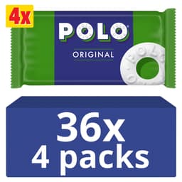 Polo Original Mint Tube Multipack 4 Pack 34g