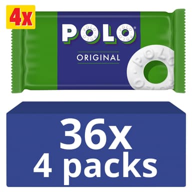 Polo Original Mint Tube 4 Pack 136g