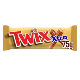 Twix Xtra Milk Chocolate Biscuit Twin Bars 75g