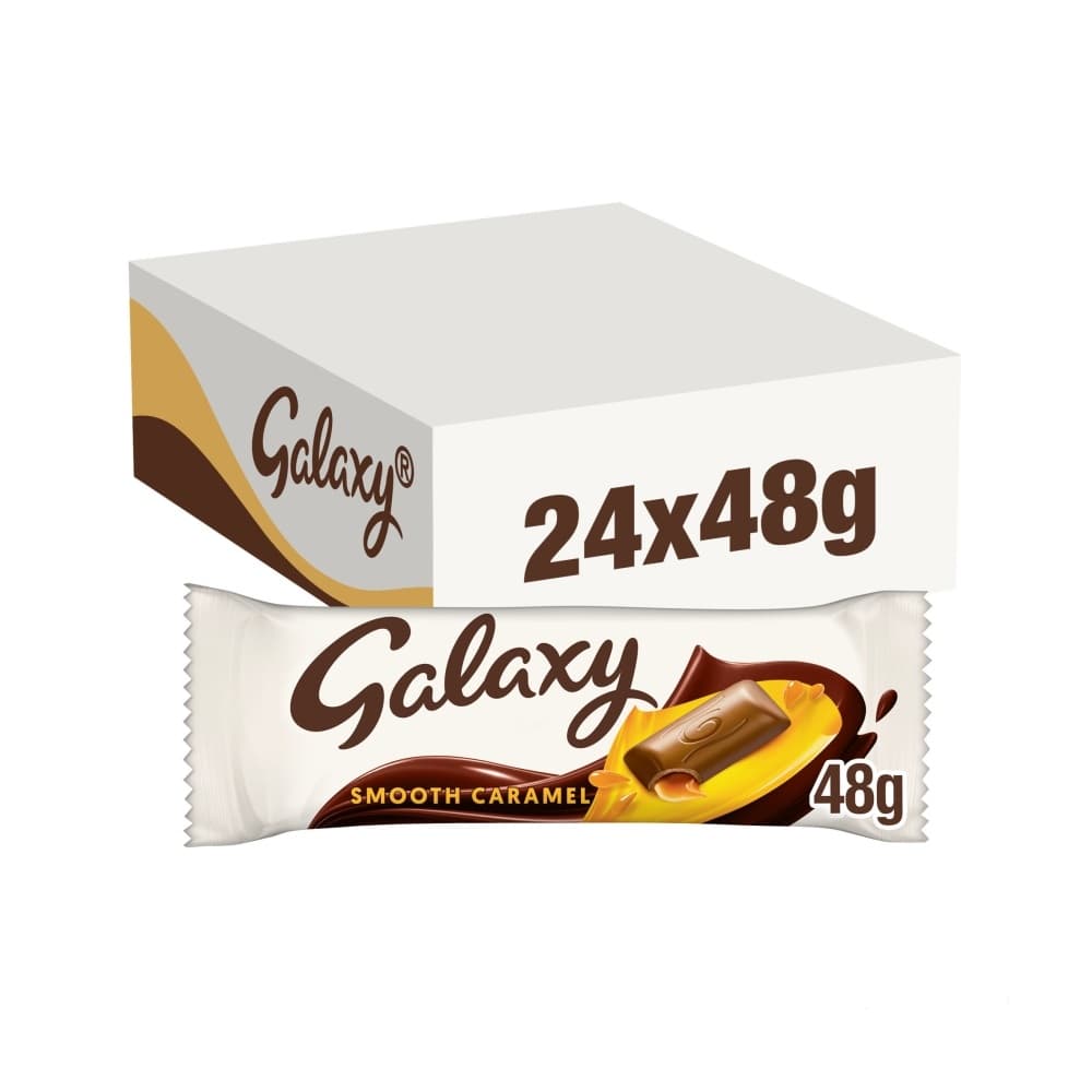 
Galaxy Smooth Caramel & Milk Chocolate Snack Bar 48g
