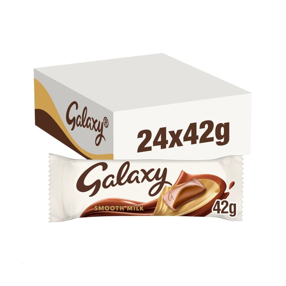 Galaxy Smooth Milk Chocolate Snack Bar Vegetarian 42g