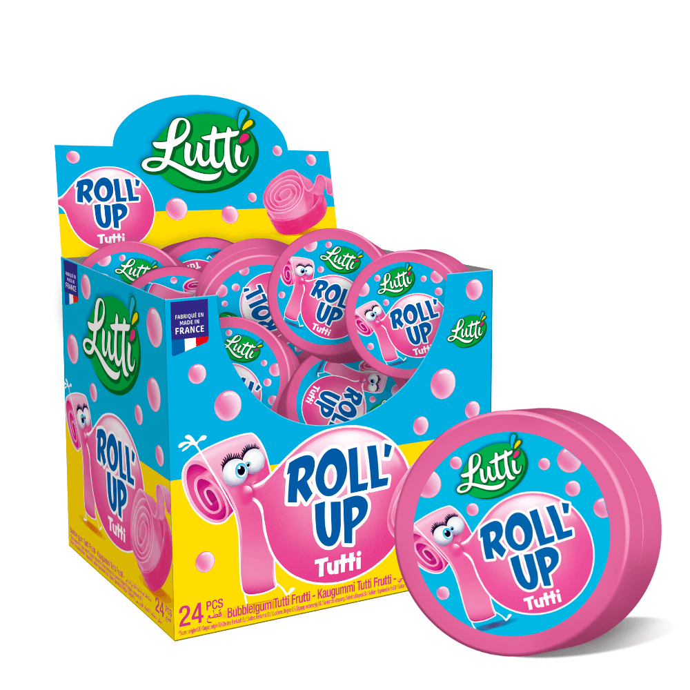  Lutti Roll' Up Tutti Tub 29g 