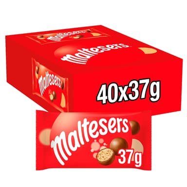 Maltesers Milk Chocolate & Honeycomb Snack Bag - 40 x 37g Bags