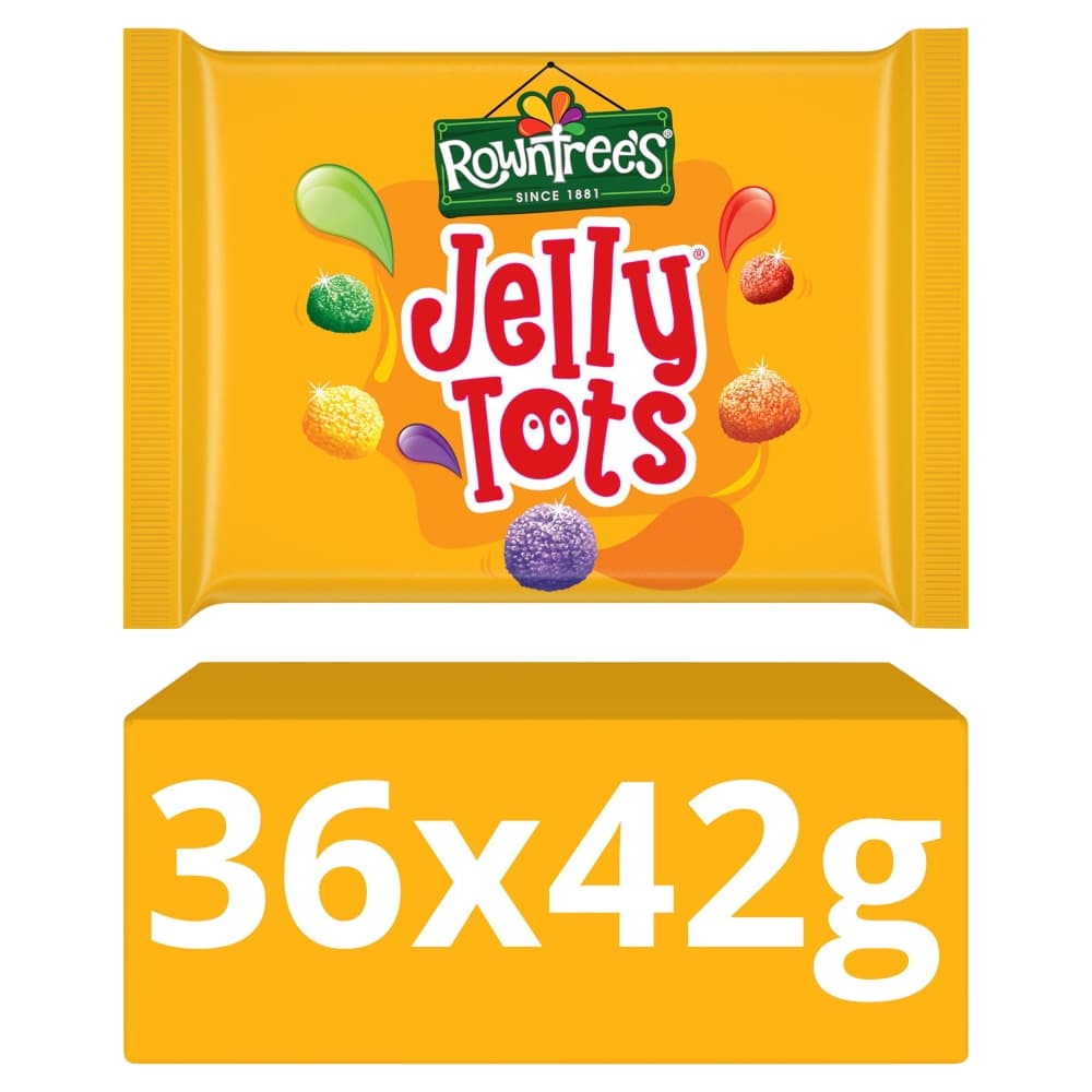 Rowntree's Jelly Tots Sweets Bag 42g