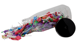 Large Plastic Sweet Jar