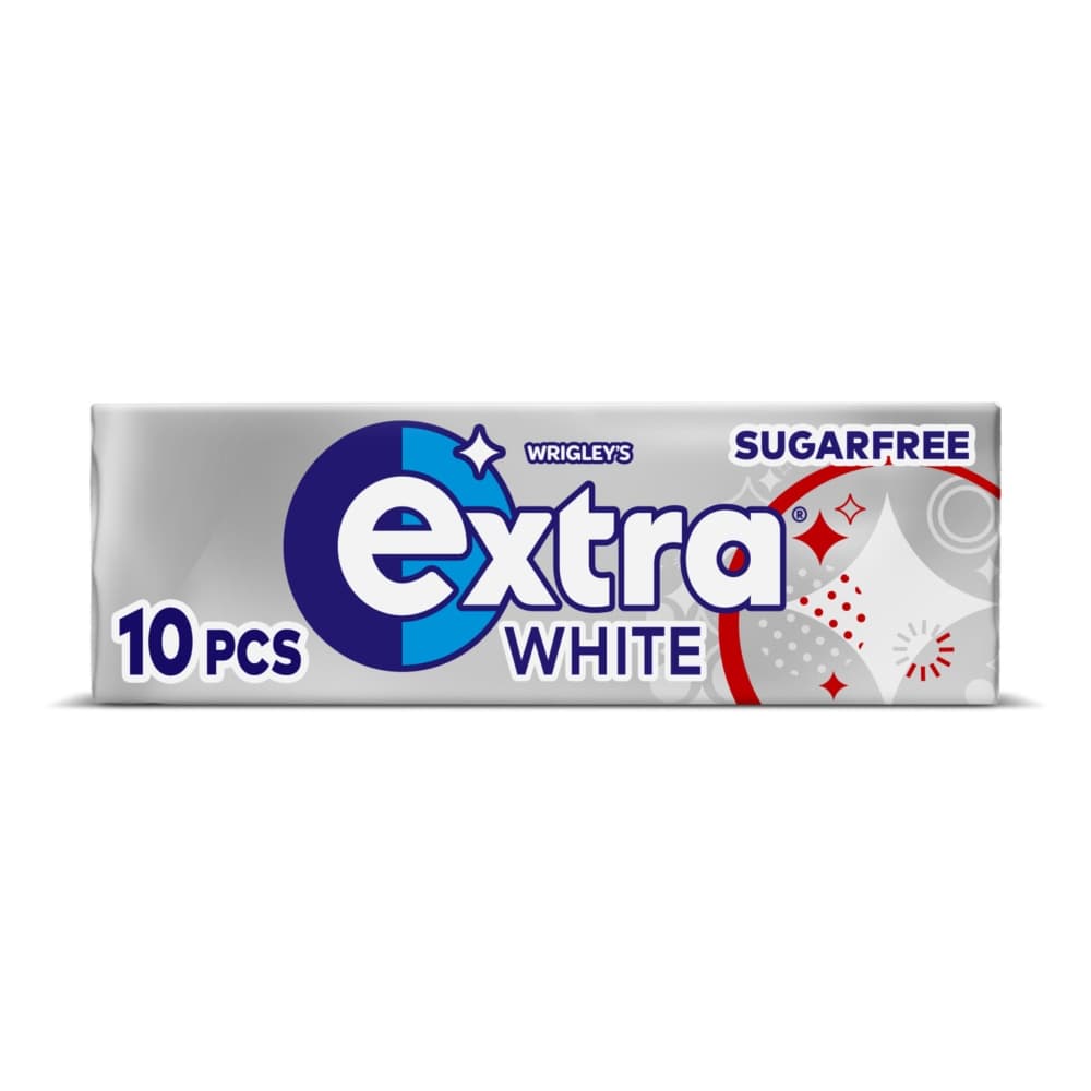 Extra White Sugarfree Chewing Gum 10 Pieces
