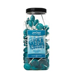Dobsons Blue Raspberry Mega Lollies Jar