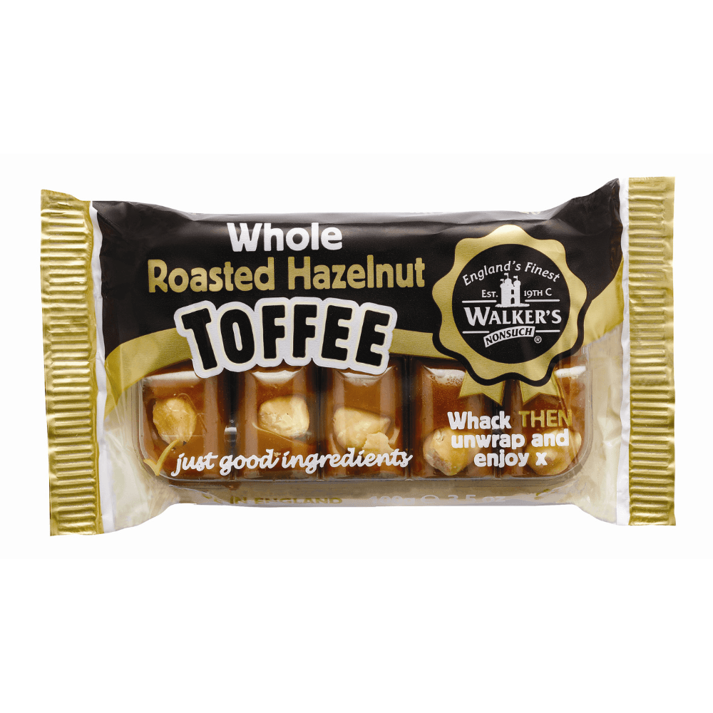 Walker's Nonsuch Hazelnut Toffee Bars 100g 