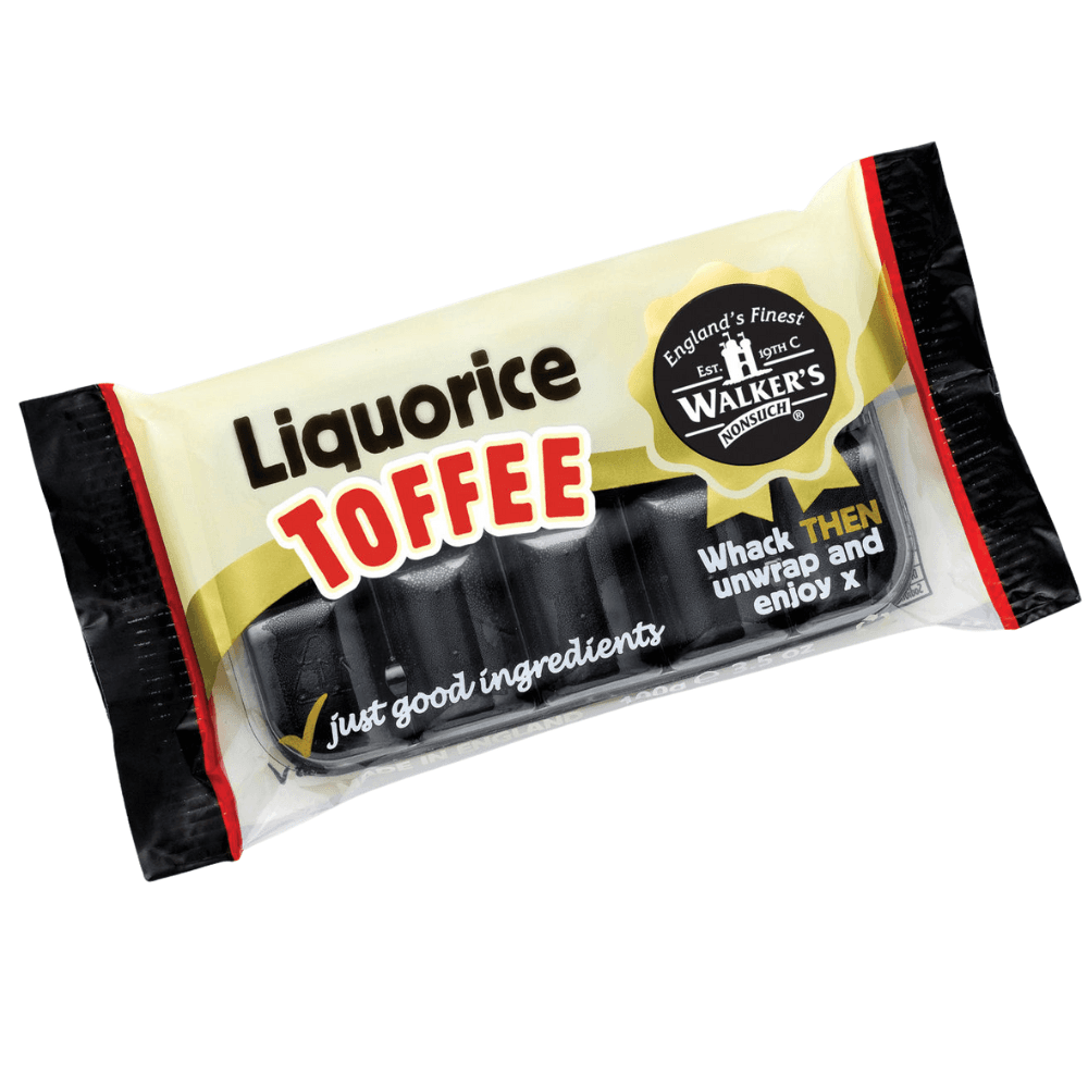 Walkers Nonsuch Liquorice Toffee Bars 100g 