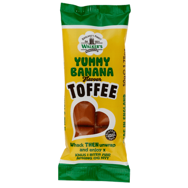 Walker's Nonsuch Yummy Banana Toffee Bars - 24 x 50g Bars