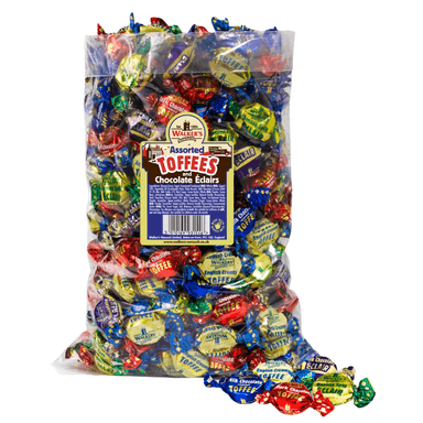Walker's Nonsuch Assorted Toffees & Eclairs - 1 x 2.5kg Bag