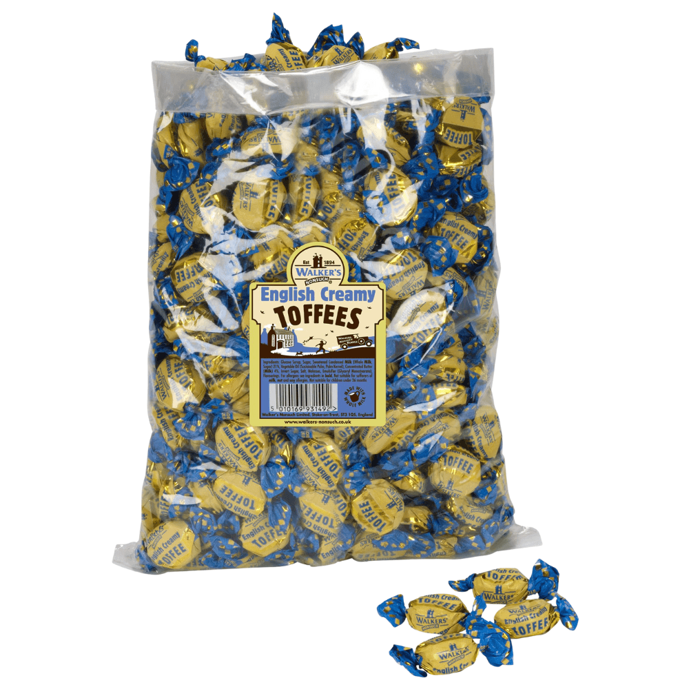 Walker's Nonsuch English Creamy Toffees 2.5kg