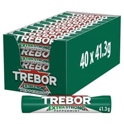 Trebor Extra Strong Peppermint Mints Roll 41.3g