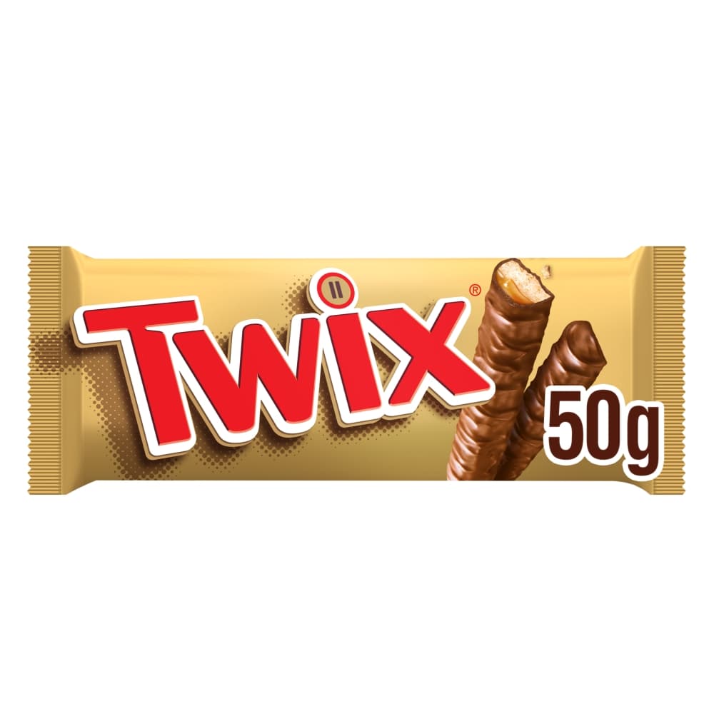 Twix Chocolate Biscuit Twin Bars 50g