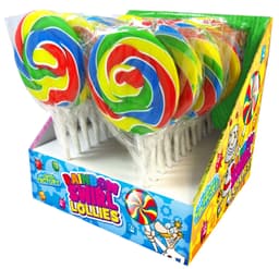 Crazy Candy Factory Rainbow Swirl Lollipops 55g