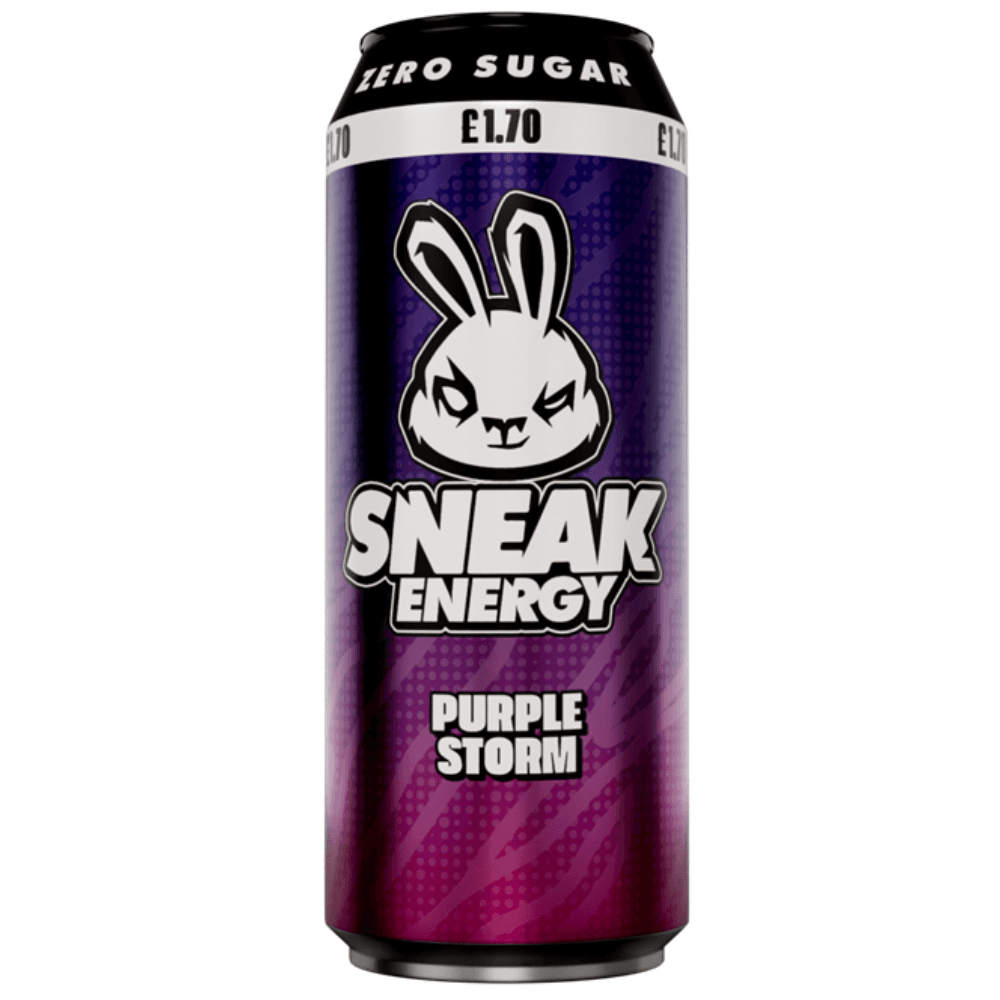 Sneak Energy Purple Storm Cans 500ml £1.70 PMP