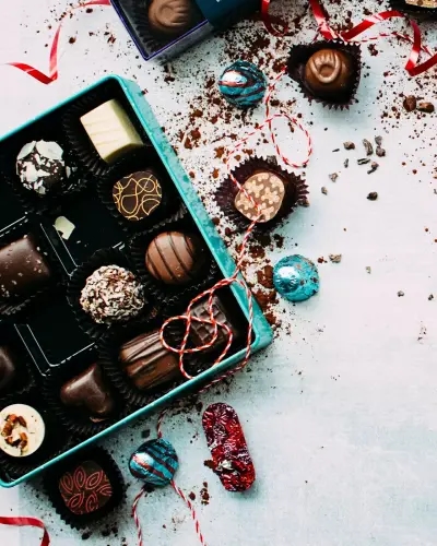 When choosing a gift for people to share, it's hard to beat a box of chocolates!