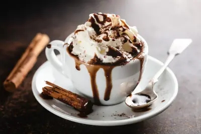 With whipped cream, chocolate sprinkles and a stick of cinnamon, there are plenty of ways to spice up your hot chocolate!