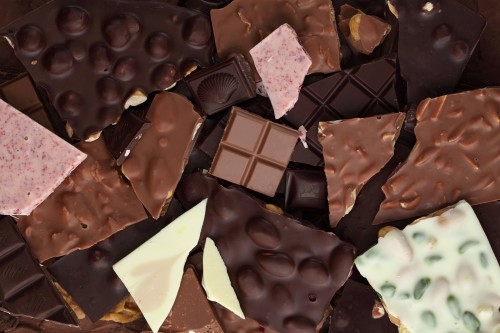 Various types of chocolate