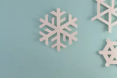 An intricate, easy to make paper snowflake is festive fun for all!