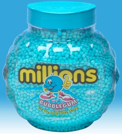 Millions Bubblegum in a jar