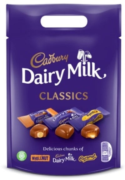 Cadburys Dairy Milk Classics Mixed Chocolate Chunks sharing pouch