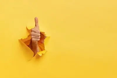 A big thumbs up!